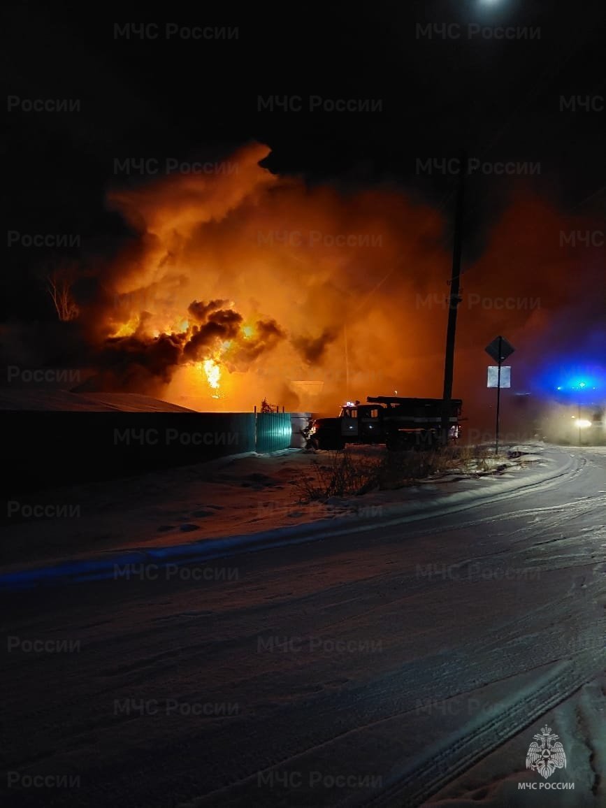 Пожар в Мамско-Чуйском районе